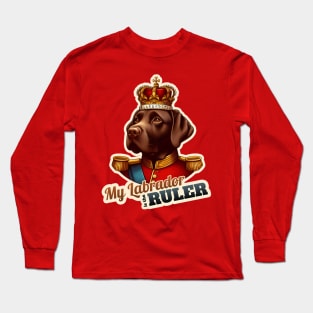 King Queen Labrador Retriever Long Sleeve T-Shirt